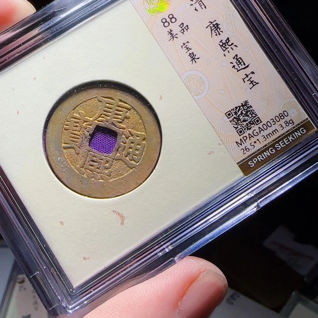 金属XX评级封装盒子币一个