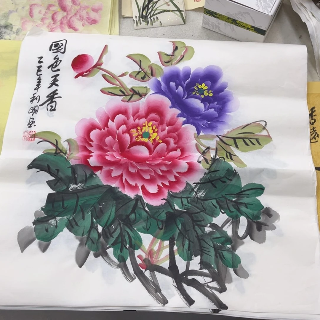 国画纯手绘字画国画作品欣赏