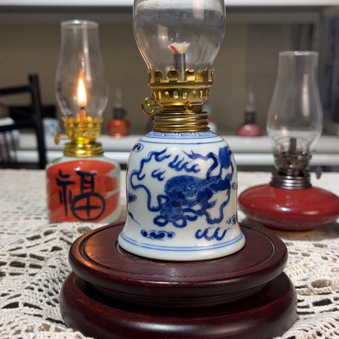 摆件景德镇陶瓷香薰灯