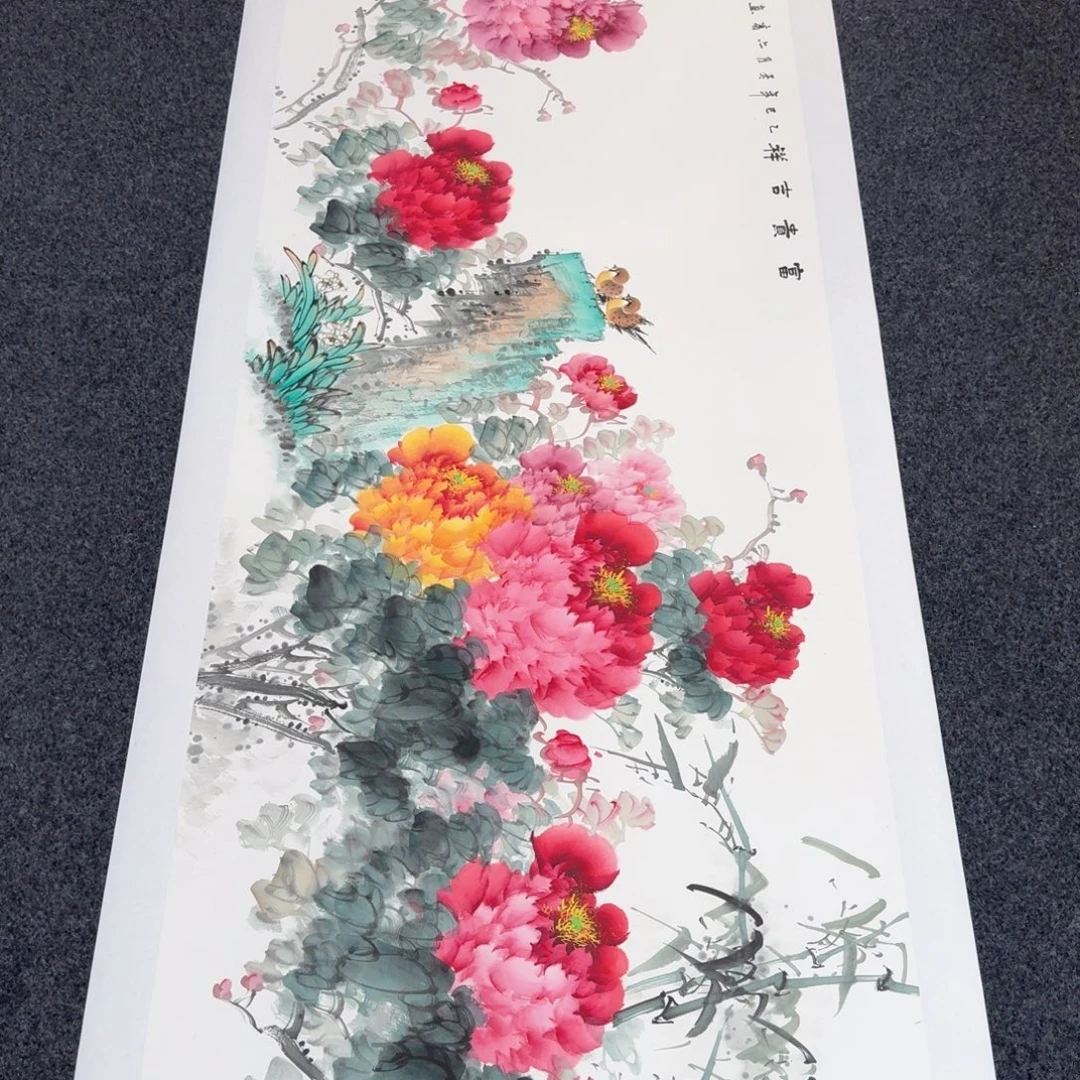 国画国画作品山水花鸟纯手绘