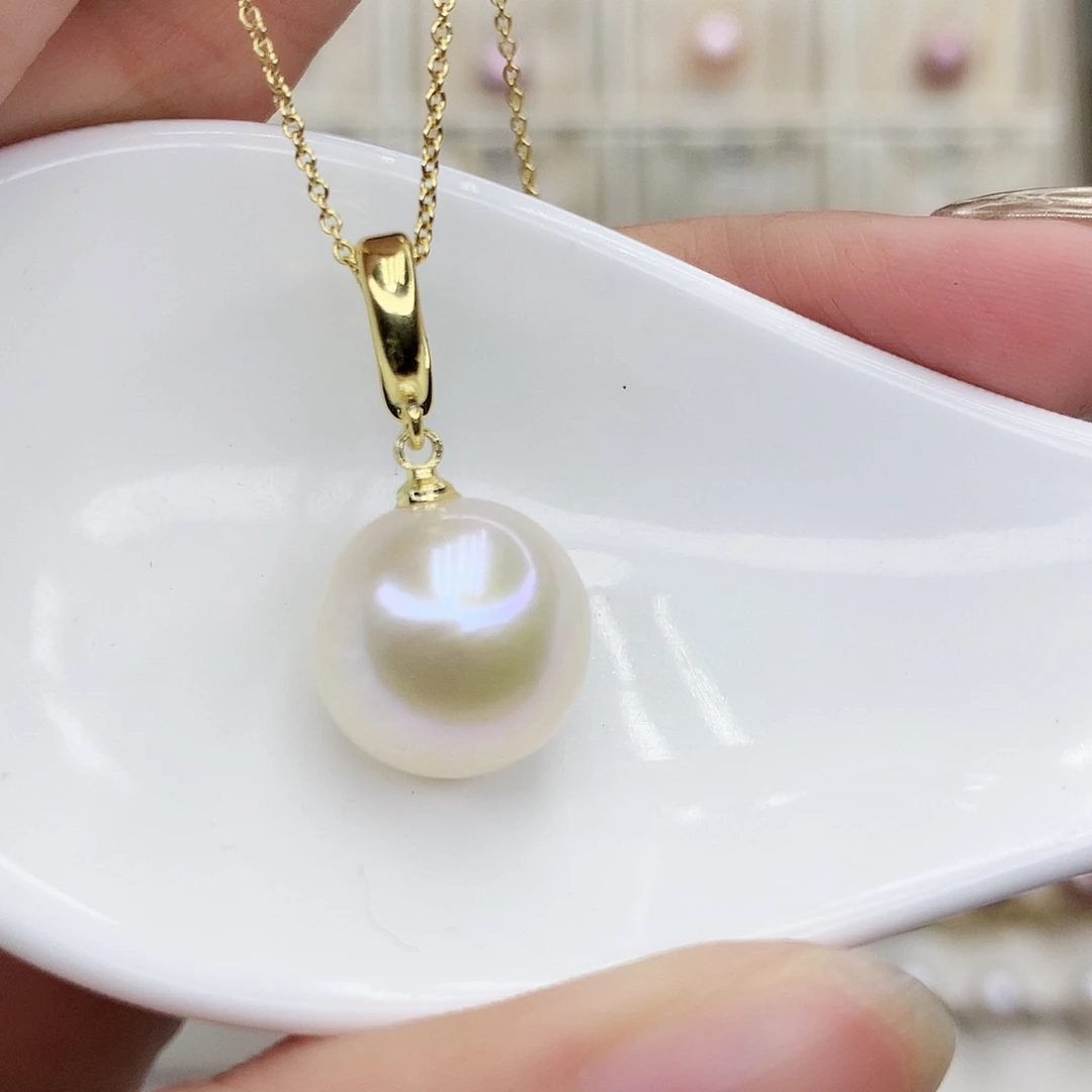 淡水珍珠吊坠(赠链)合金