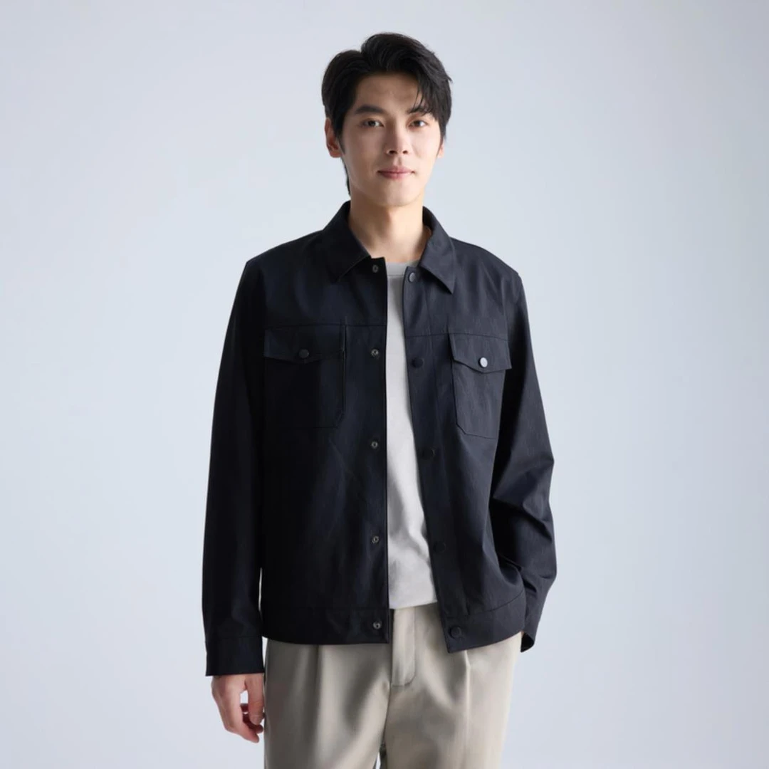 Lilanz/利郎Lilanz/利郎男士春夏休闲翻领休闲茄克