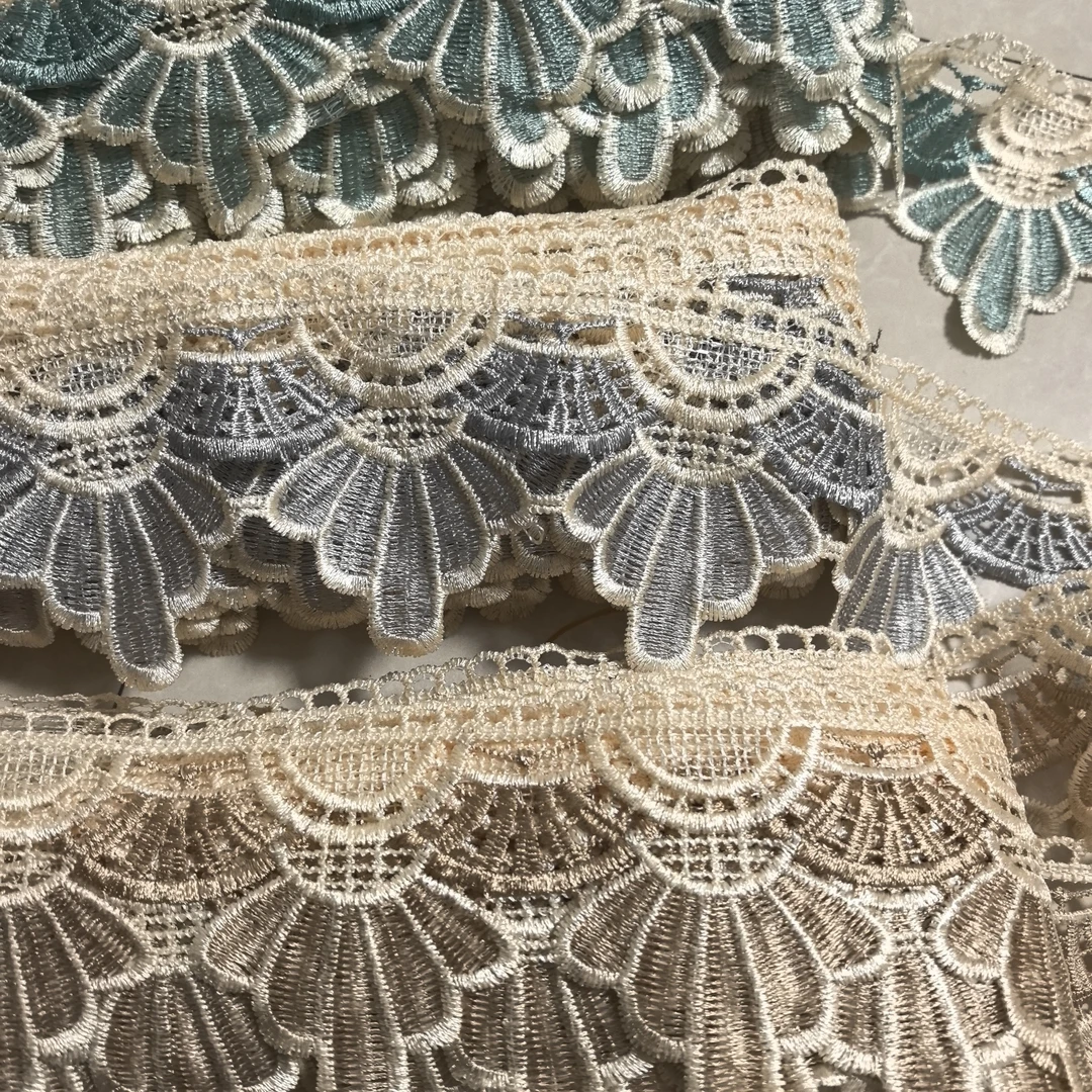 水溶花边大五指峰花边