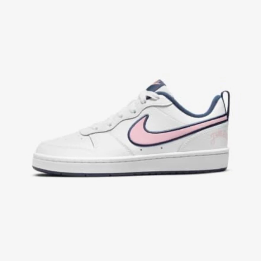 NIKE 耐克女款COURTGS轻便休闲百搭白色低帮运动板鞋 DB3090-100