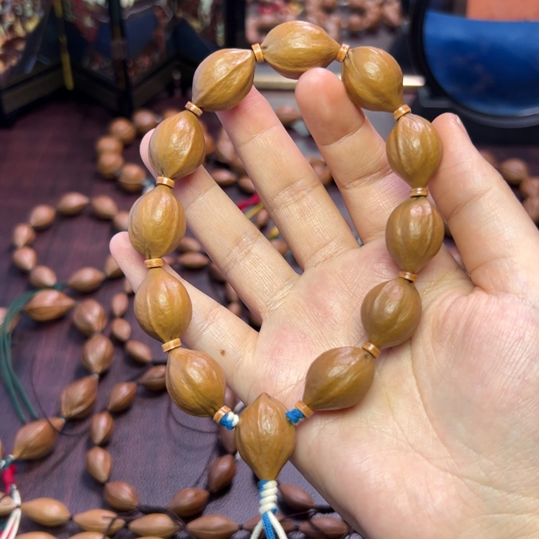 橄榄核手串/手链老油核 直心三面佛 1.6 2.2左右