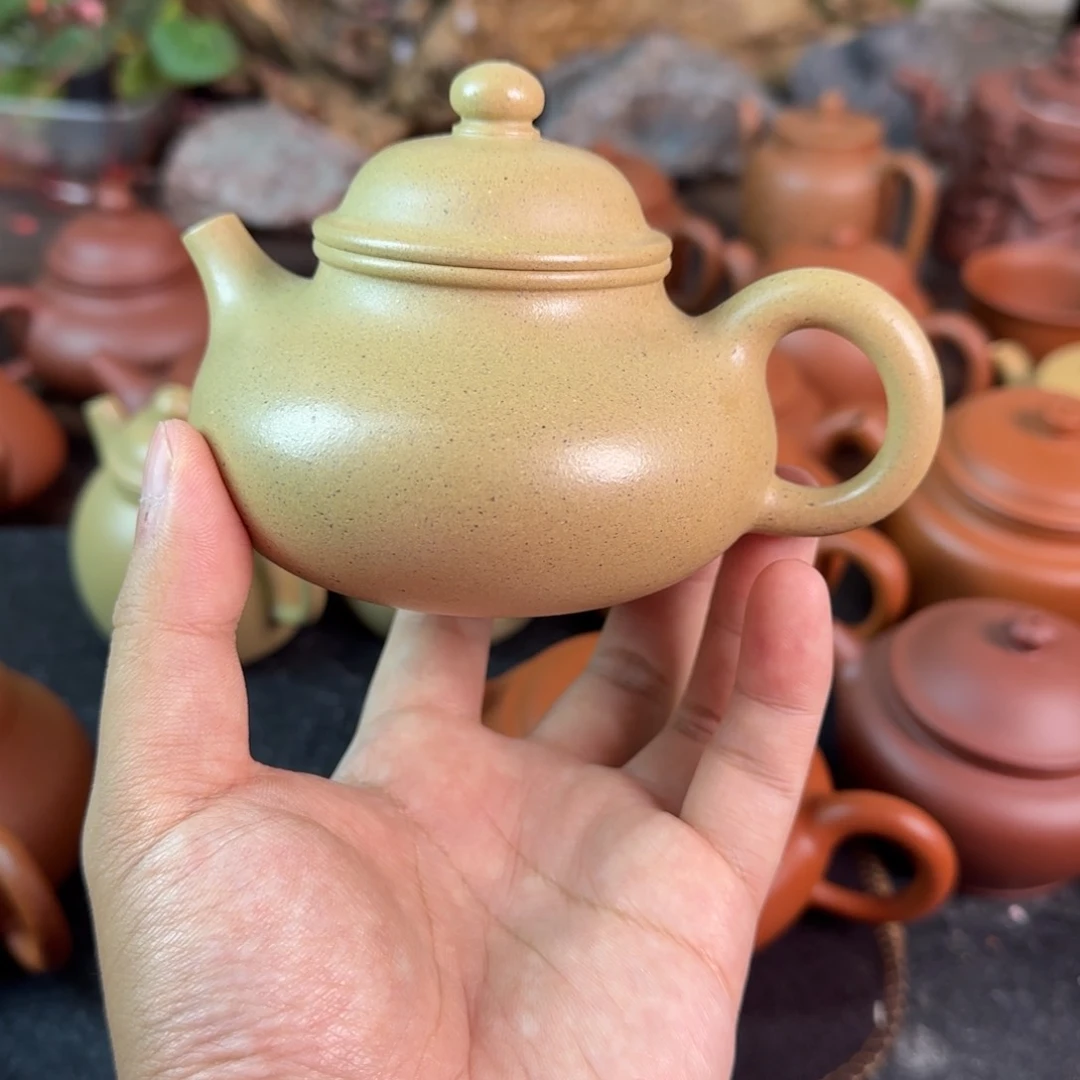 紫砂茶壶梁****奶抛光防漏 容天本山段泥