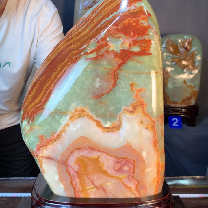 石材天然原石摆件