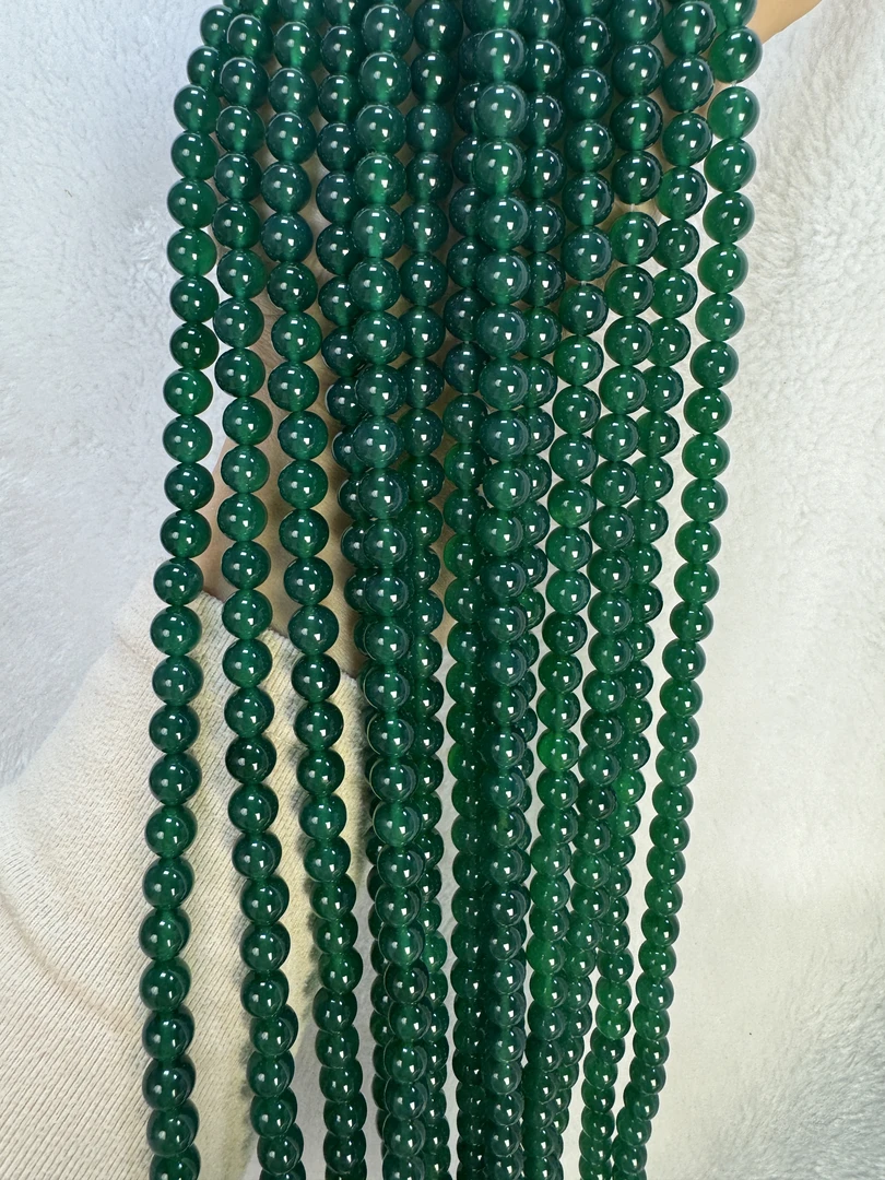 【绿玛瑙  】 半成品DIY散珠多样性发货