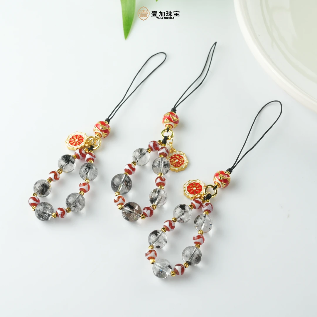 壹加师姐|手工设计牙牙水晶挂件多样性发一