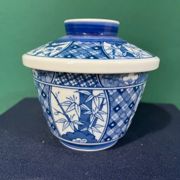 仿古瓷 仿古瓷仿古青花盖碗40063