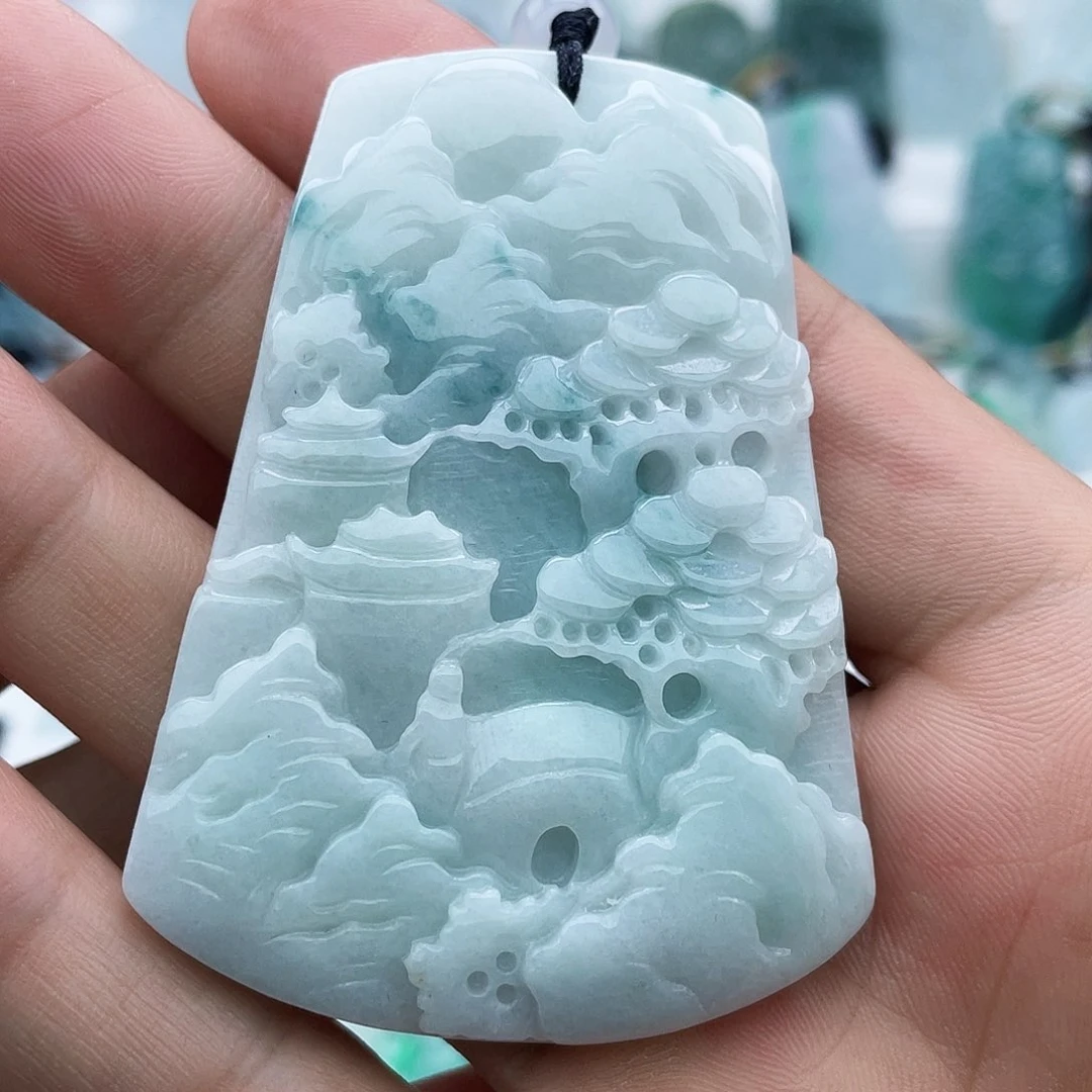 颈饰未镶嵌翡翠翡翠