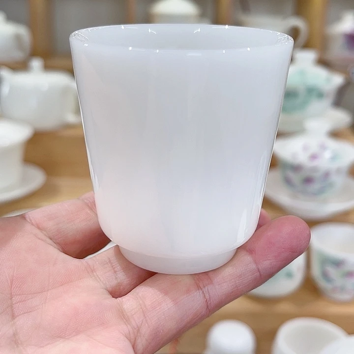 知***乐主人杯釉烧璞玉主人杯70