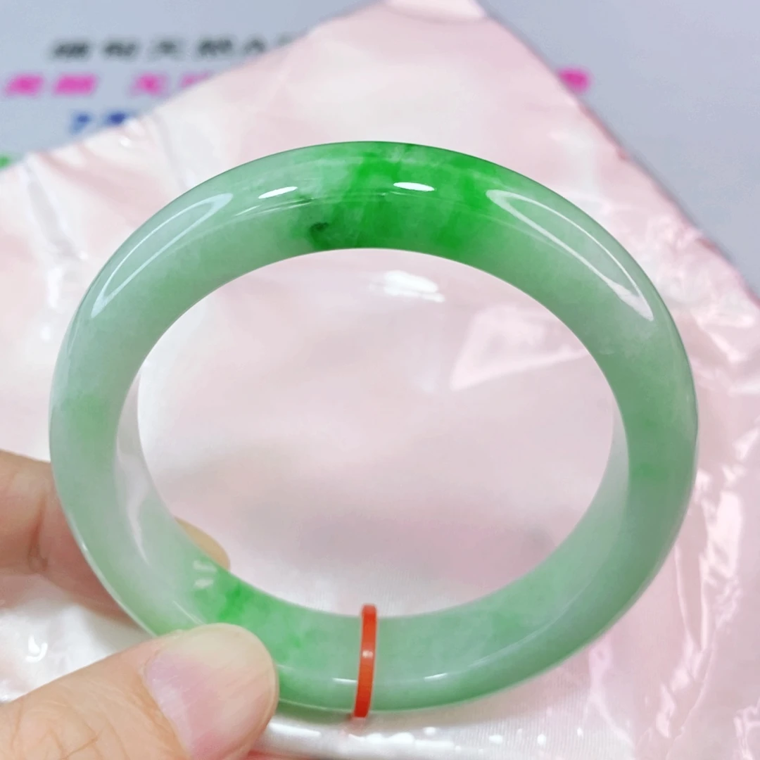 未镶嵌手镯翡翠55圈口正圈