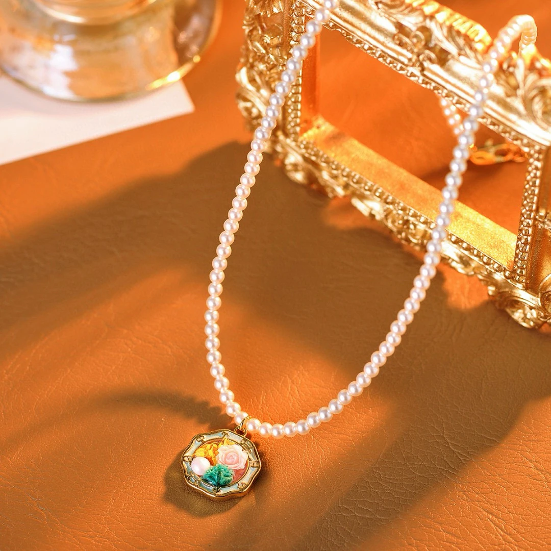 铜合金项链 b405-法★【镜花水月】春K欧斯伽斯 项链