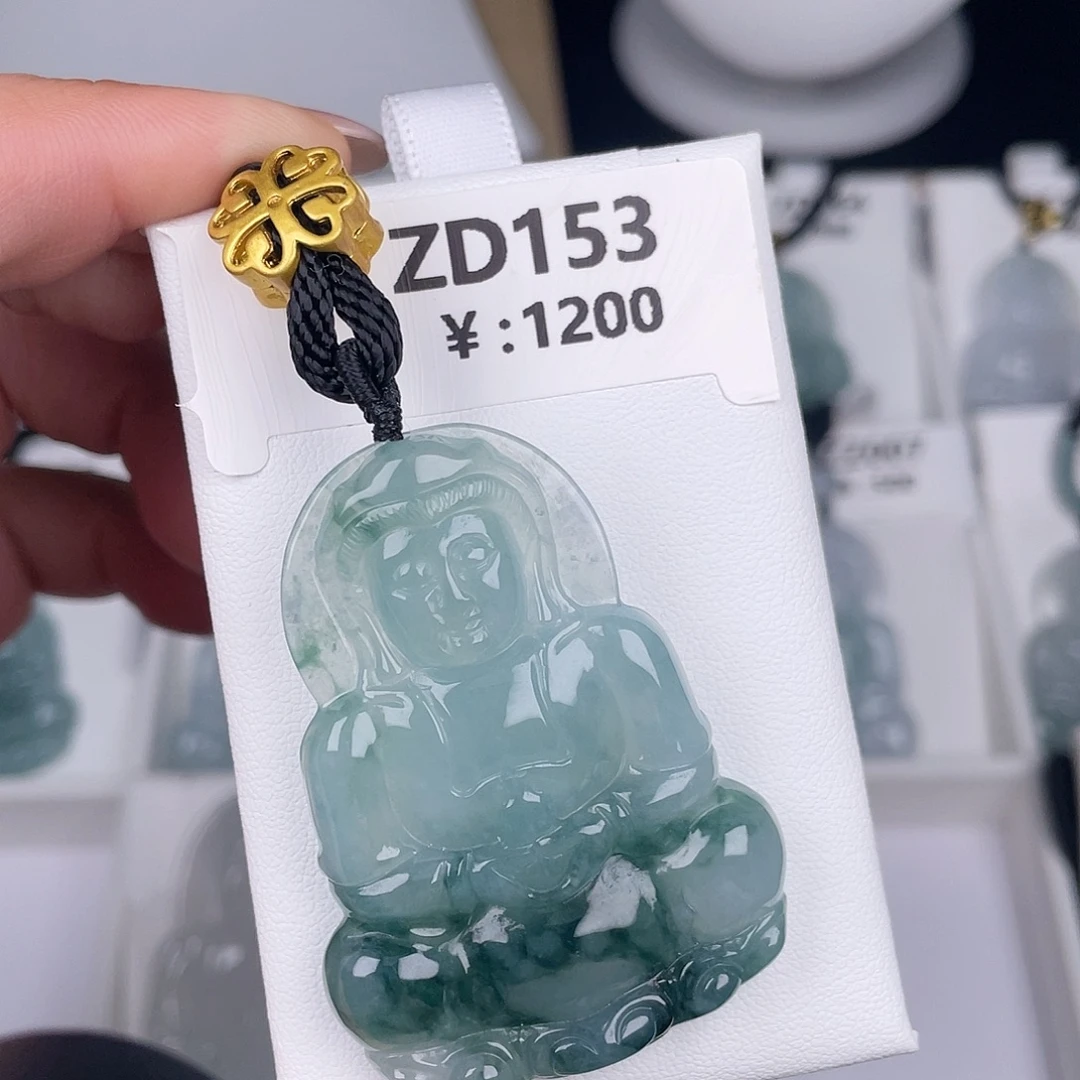 翡翠未镶嵌颈饰zd153