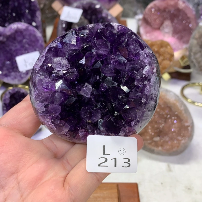 【闪购商品】水晶摆件未镶嵌雨*天然紫水晶