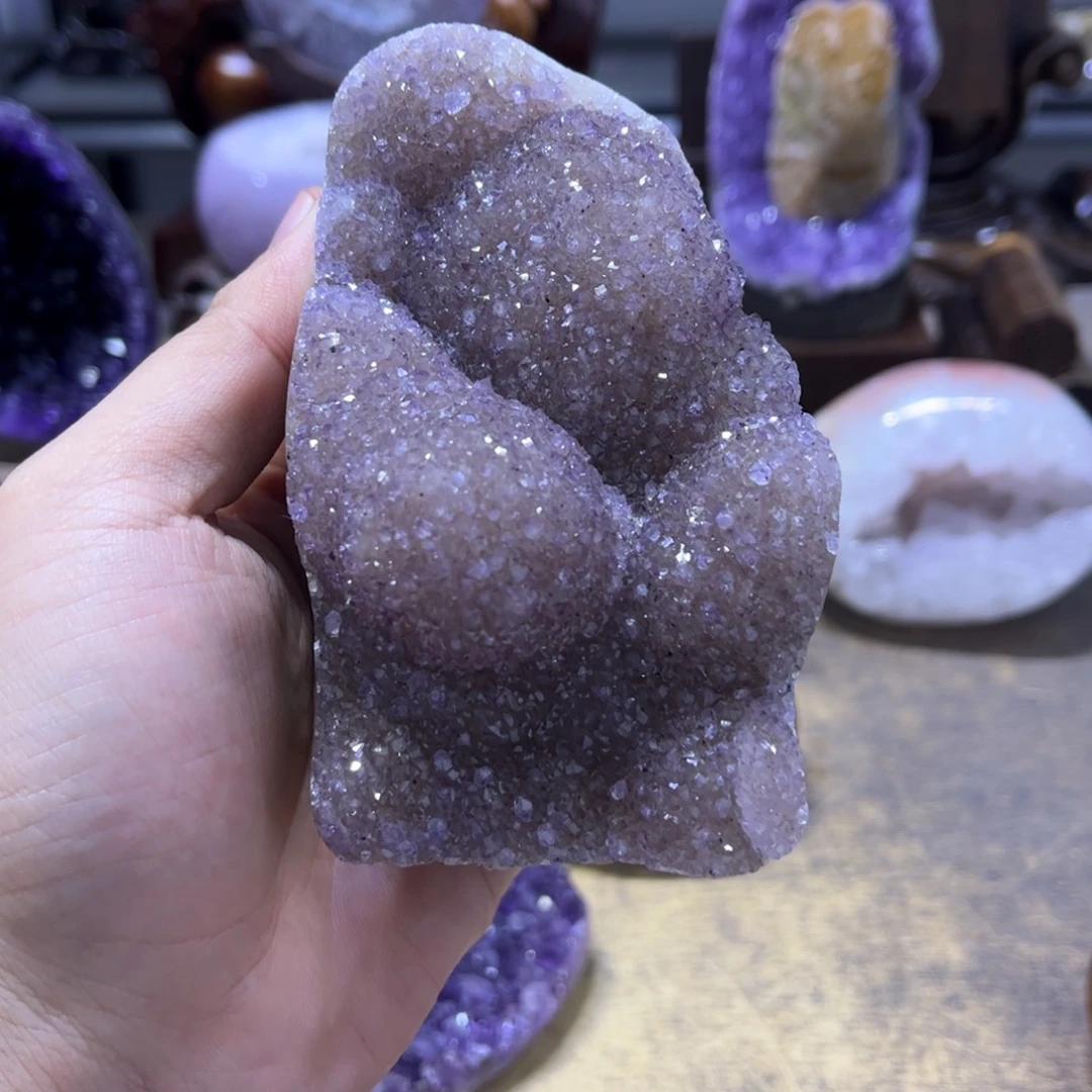 紫晶摆件未镶嵌摆件