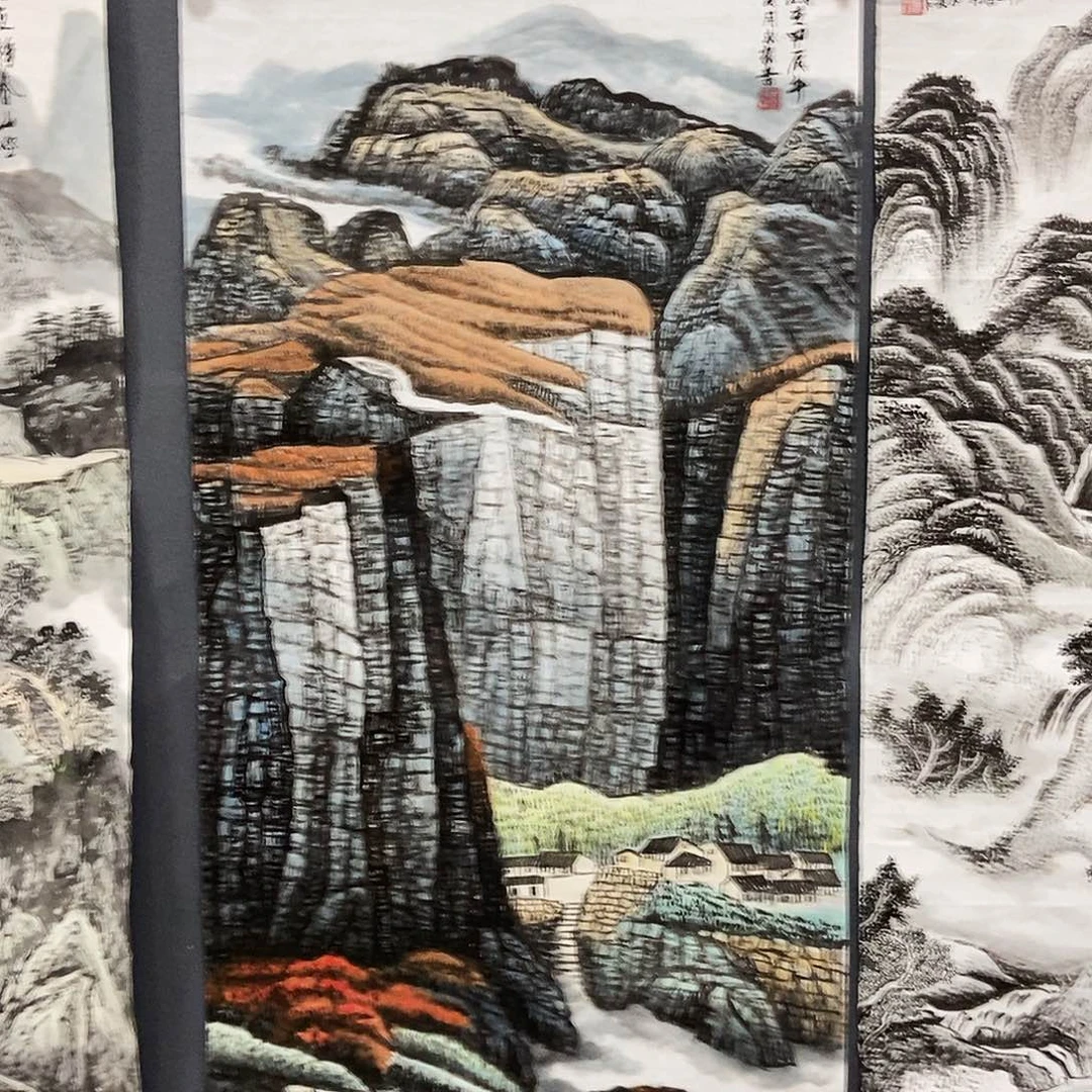国画用****9张永振手绘作品欣赏50.100