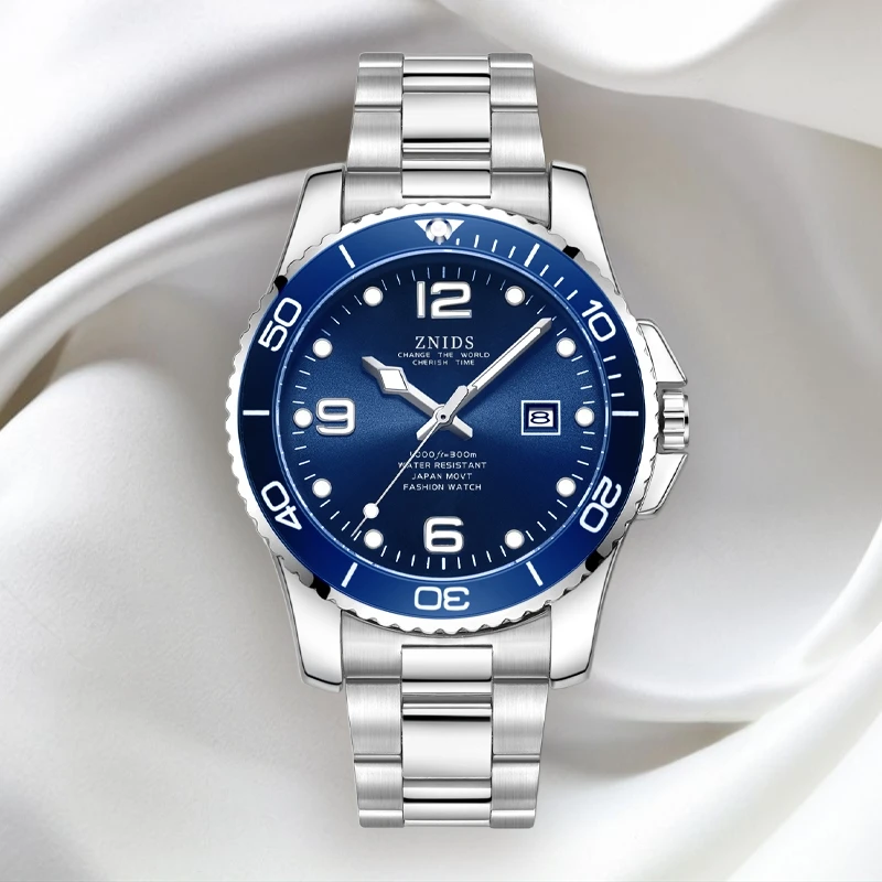 【专柜直发】--ZNIDS康卡斯蓝--全新经典简约气质时尚百搭腕表JY-18