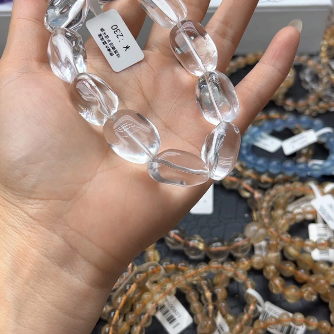 水晶未镶嵌手链天然