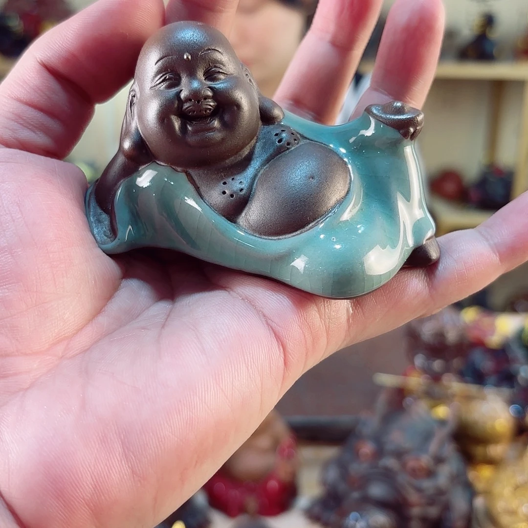 茶宠紫砂紫陶树脂茶宠摆件