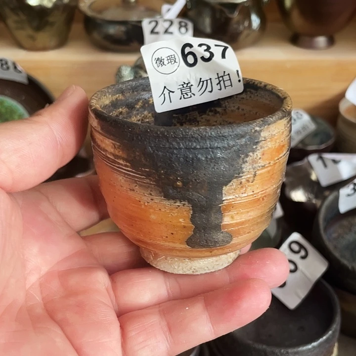 茶杯紫泥柴烧纯手工637