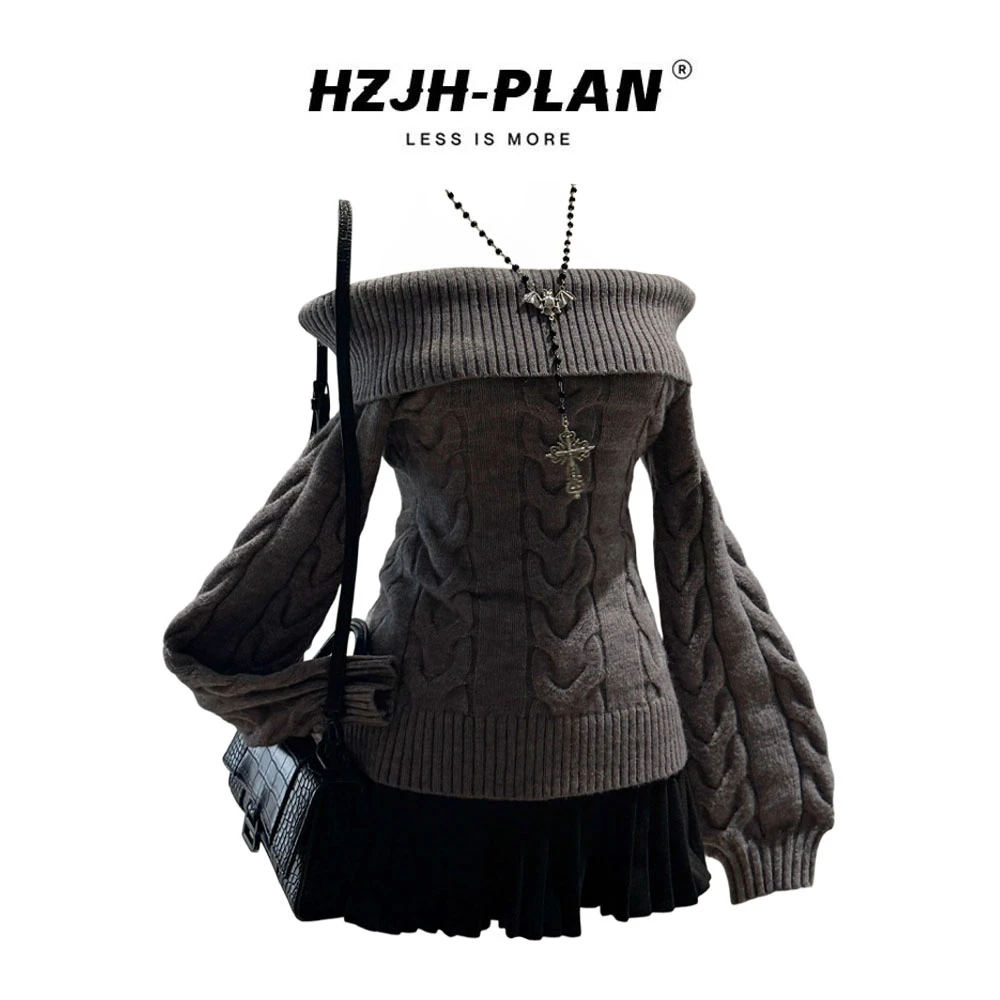 【现货秒发】莉莉丝vintage兔耳结古着毛衣系列短裙子秋冬显瘦套装