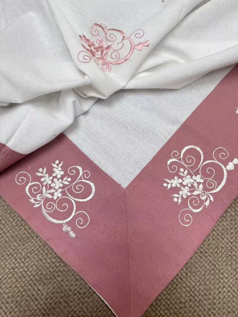 《花都巴黎》限量款欧洲高端汉麻雨露麻重工绣多用款毯子「好精致」