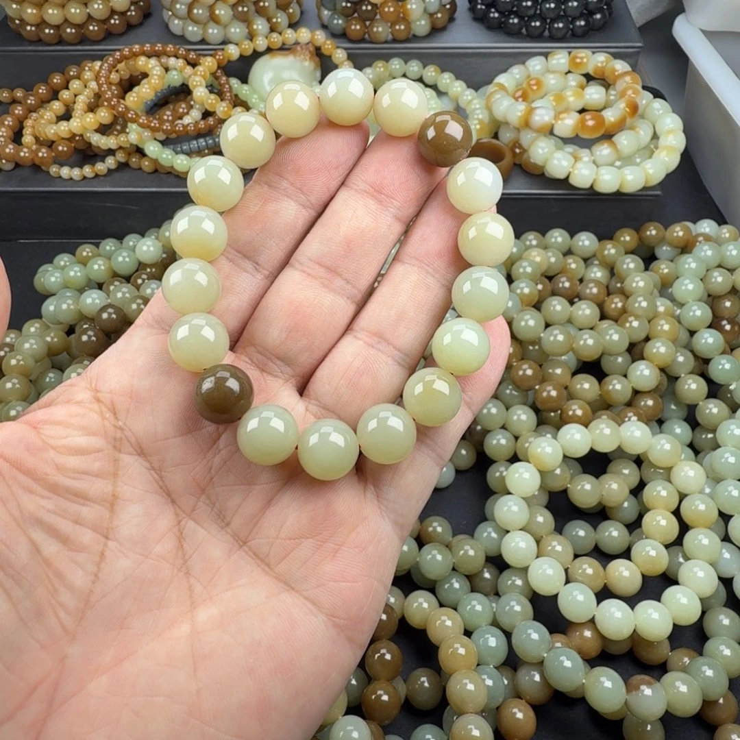 和田玉未镶嵌手链