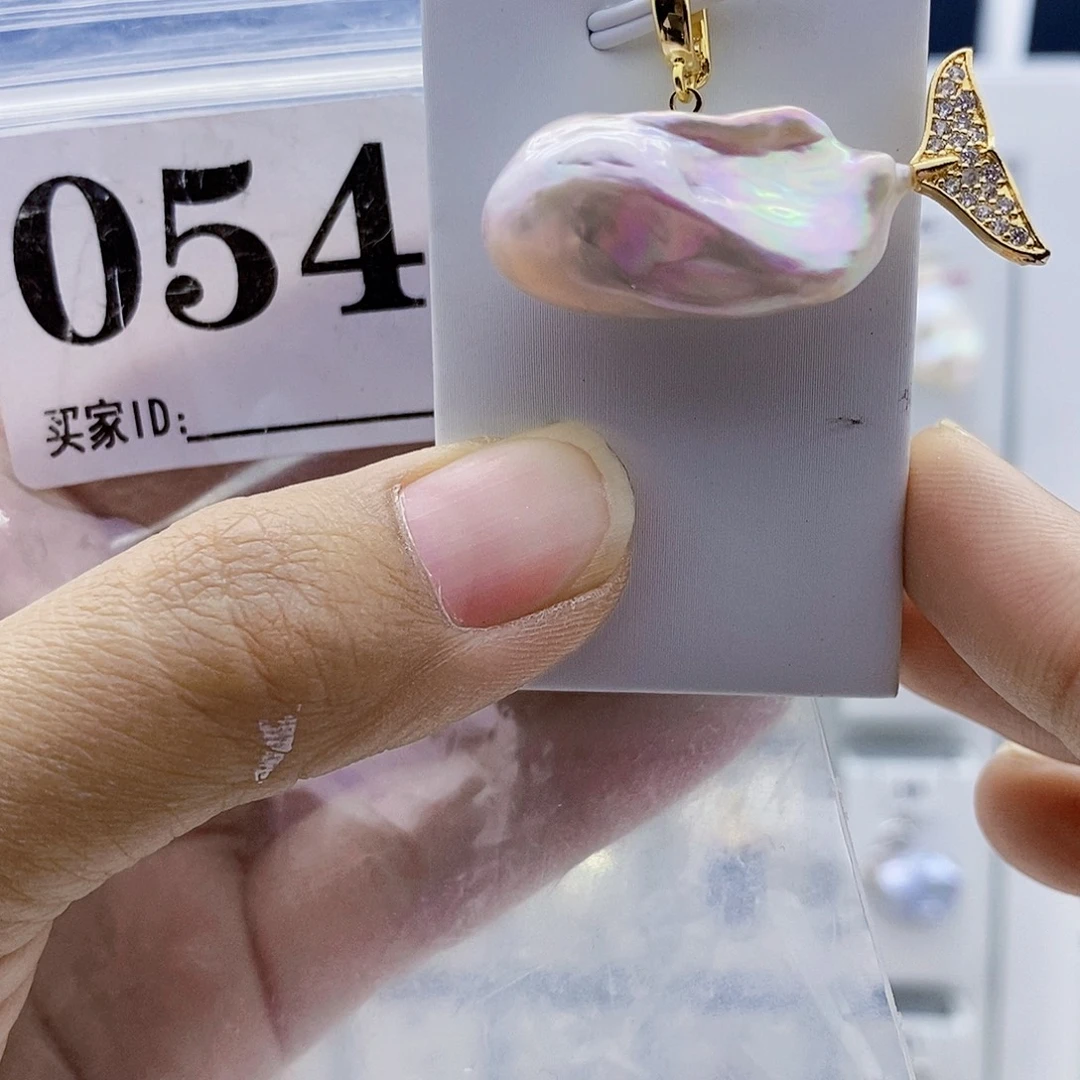 颈饰钛钢淡水珍珠