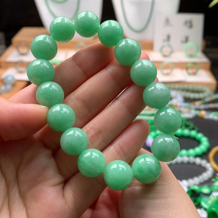 未镶嵌手串翡翠天然缅甸A货翡翠