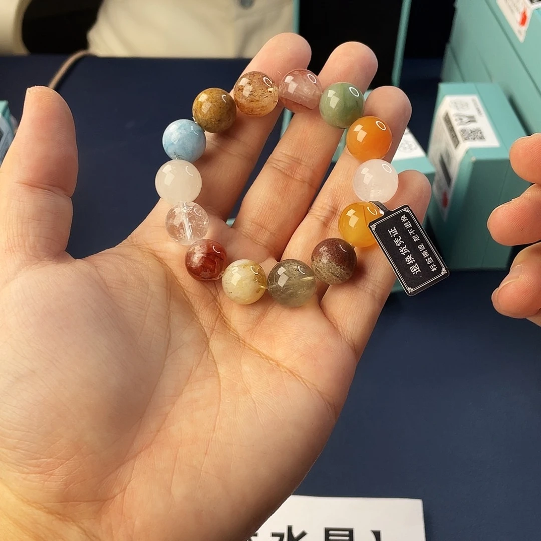 水晶手链银S925镶嵌