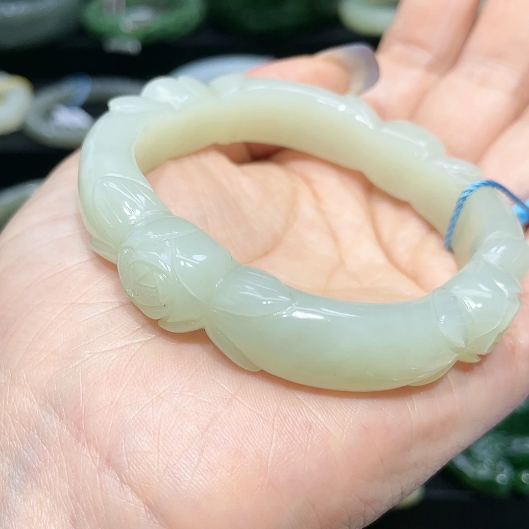【闪购商品】和田玉手镯56圈口20未镶嵌