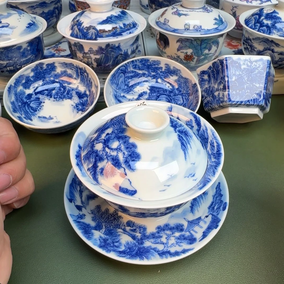 陶纯手工纯手绘茶具395