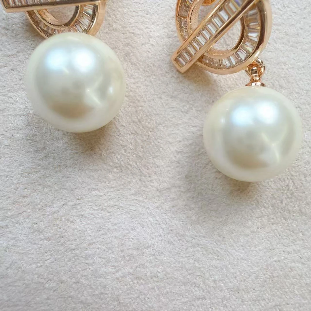 铜合金仿珍珠耳饰 【AG•饰品】耳环AG02234