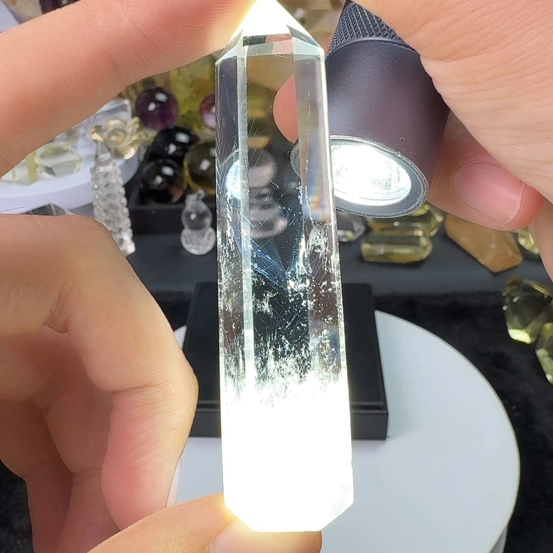 水晶珠宝半成品未镶嵌蓝针