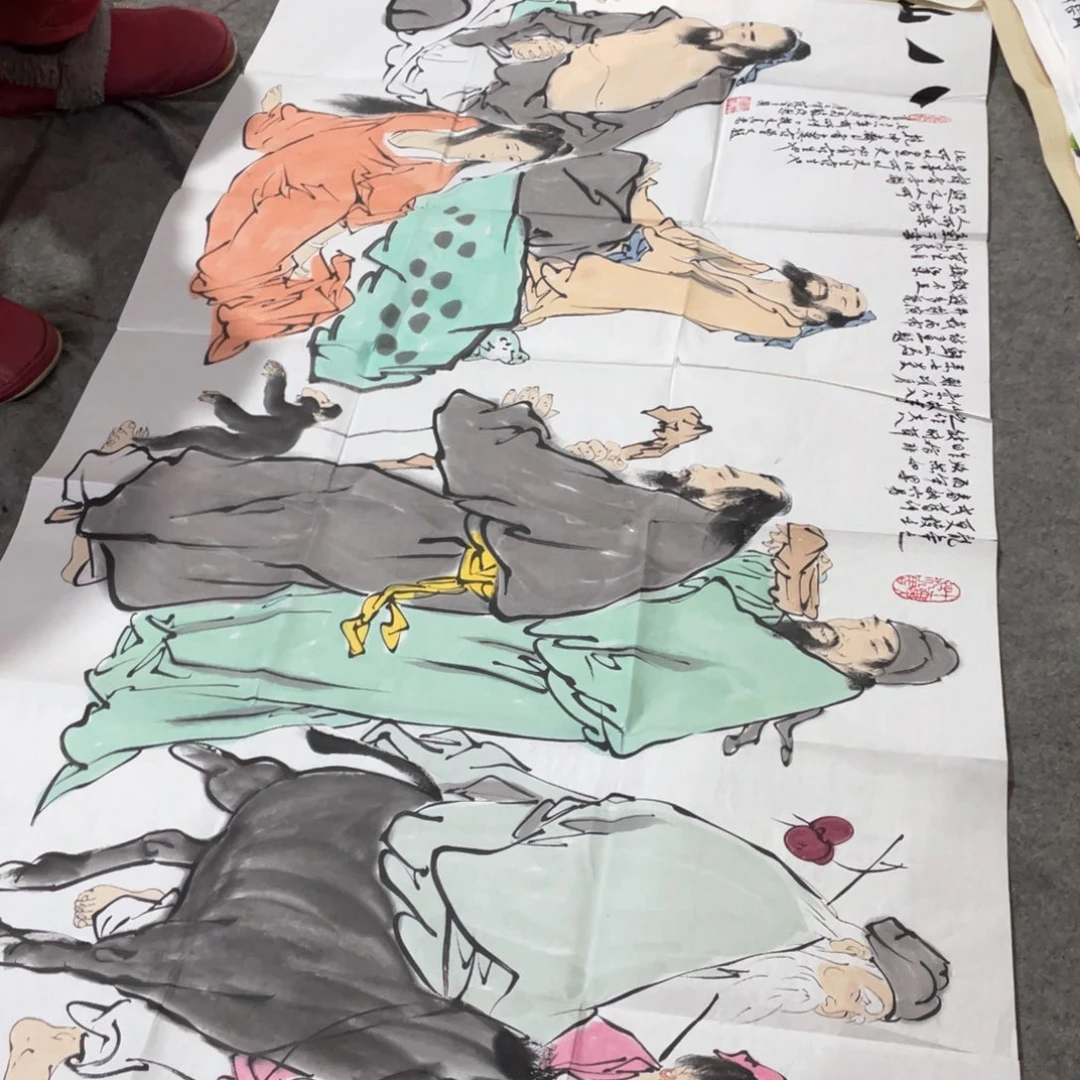 国画国画作品画心一张