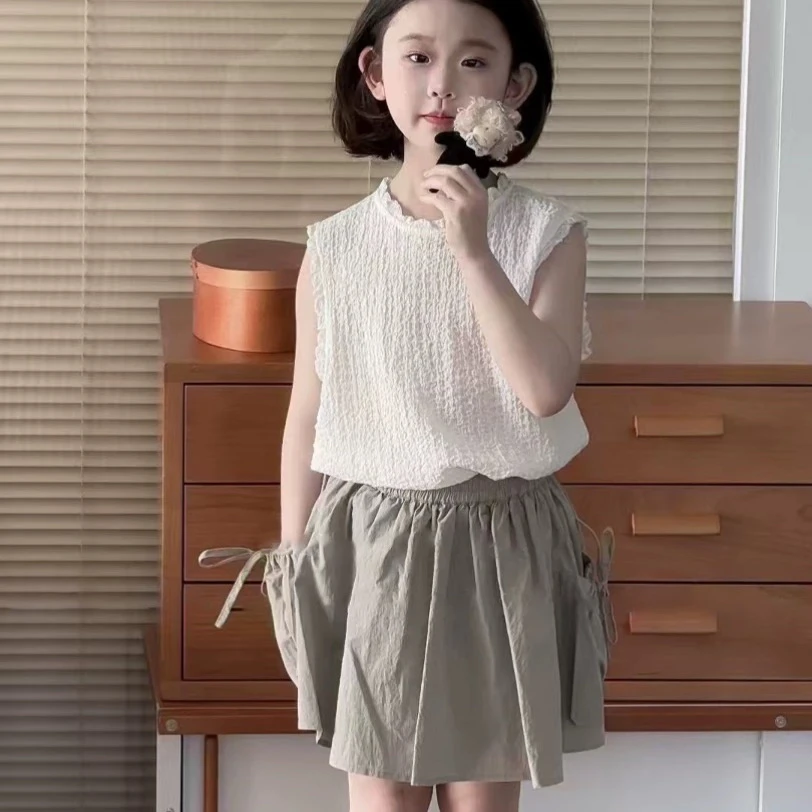 1328童装时尚背心裙套装