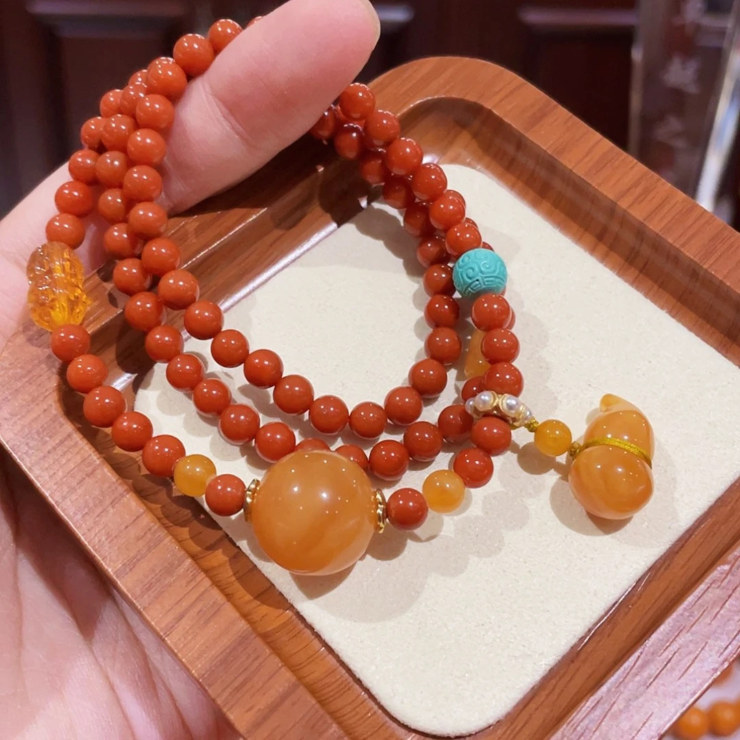 蜜蜡未镶嵌手链手串