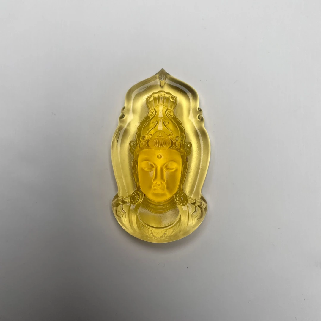 【洛美优选】F489-2黄观音吊坠多样性发一件