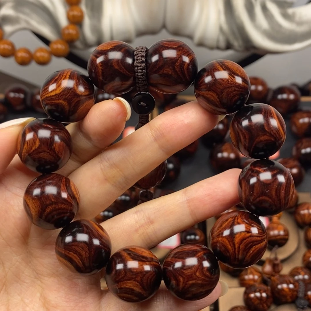 【闪购商品】黄花梨/降香黄檀2.0对眼鬼脸