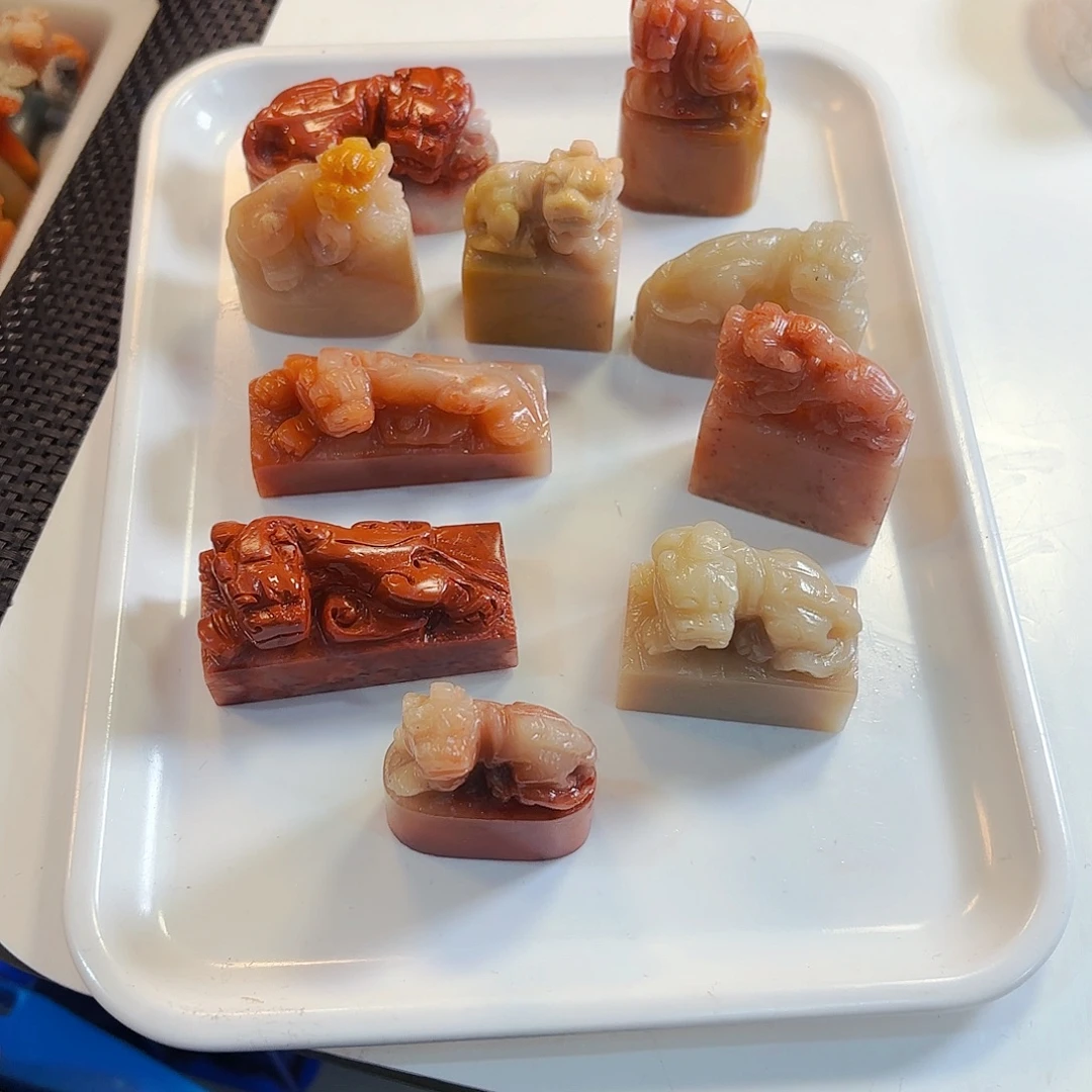 老***标印石寿山石苹果和三星也