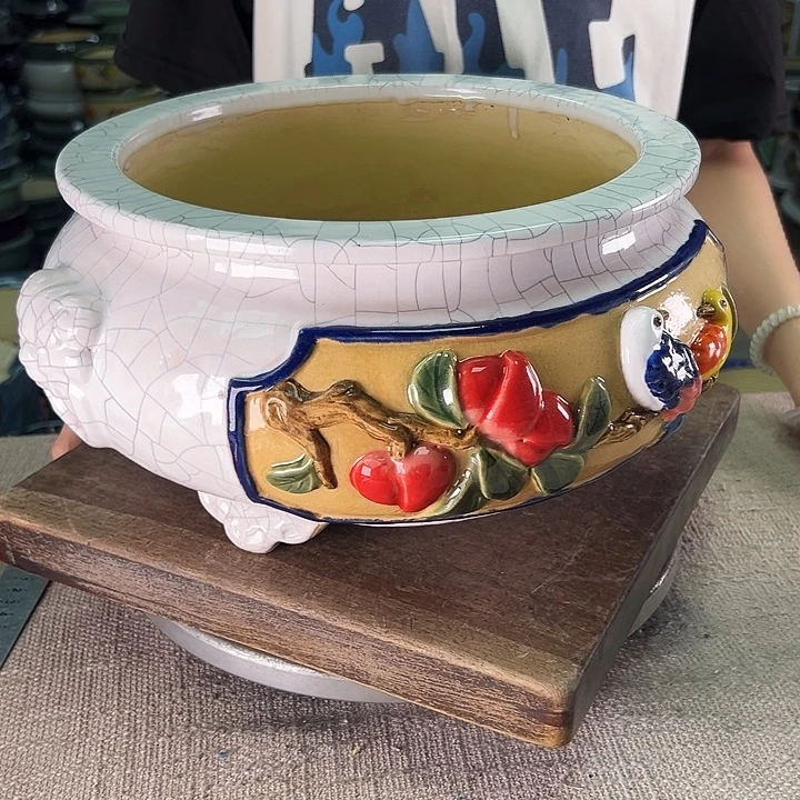 泳坤堂石湾盆陶瓷