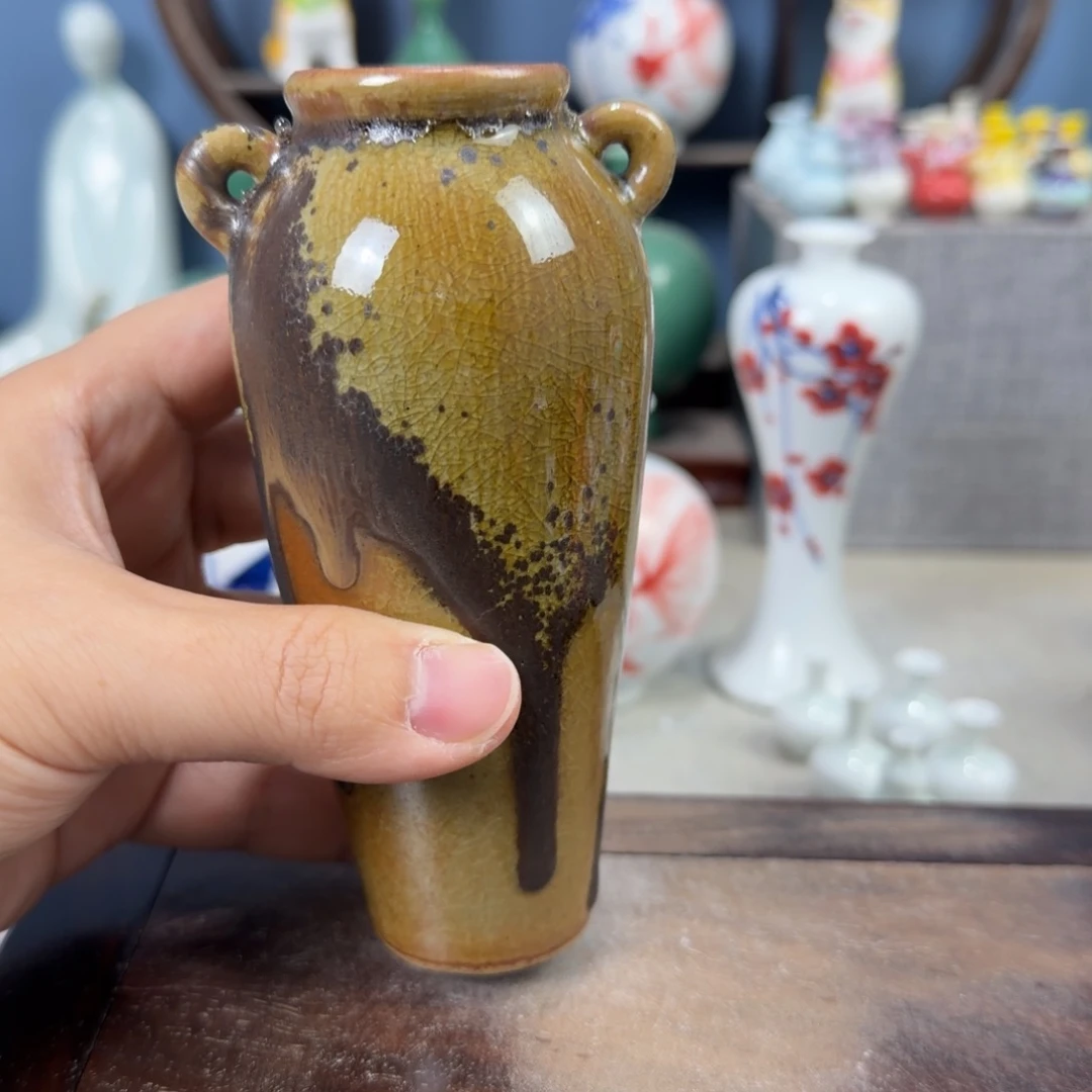 陶瓷手工小花器摆件