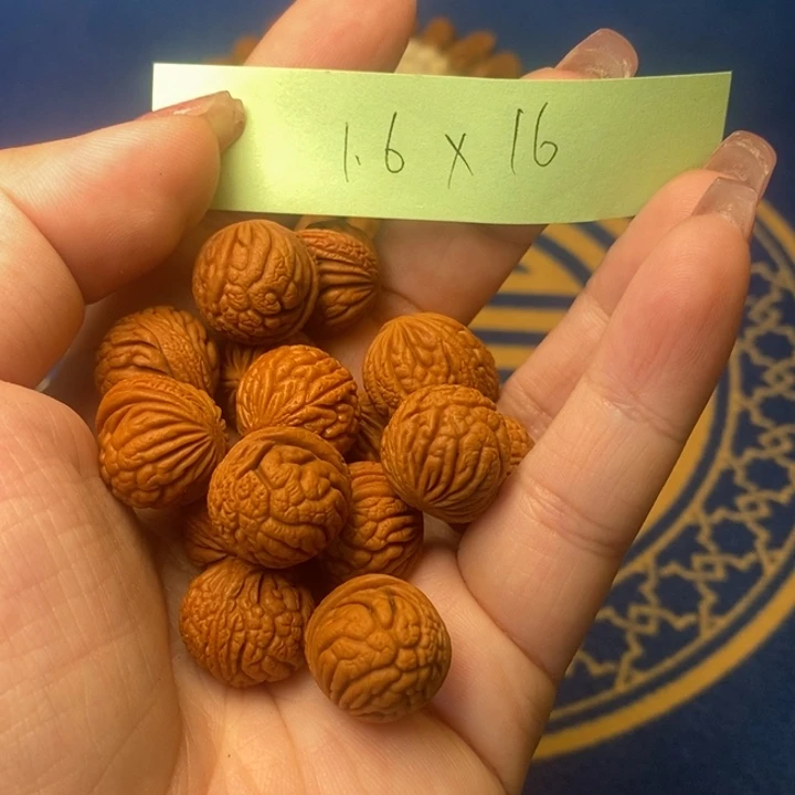 桃核吊坠陕西秦岭龙纹桃核