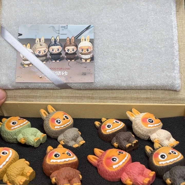 茶壶段泥8个紫砂小