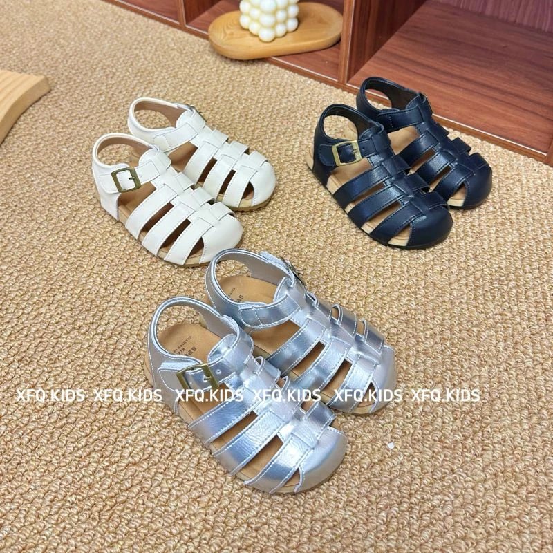 女童凉鞋儿童软底罗马凉鞋夏季新款女孩子公主凉鞋宝宝鞋魔术贴潮