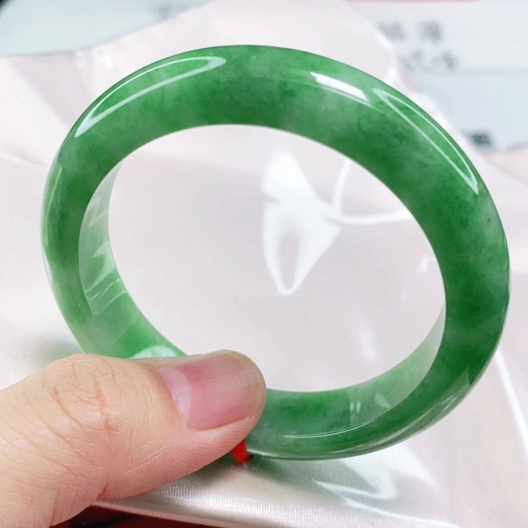 未镶嵌手镯翡翠52.8圈口新货