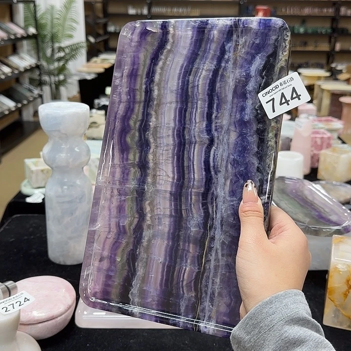 小***腰744紫莹石超大盘新货