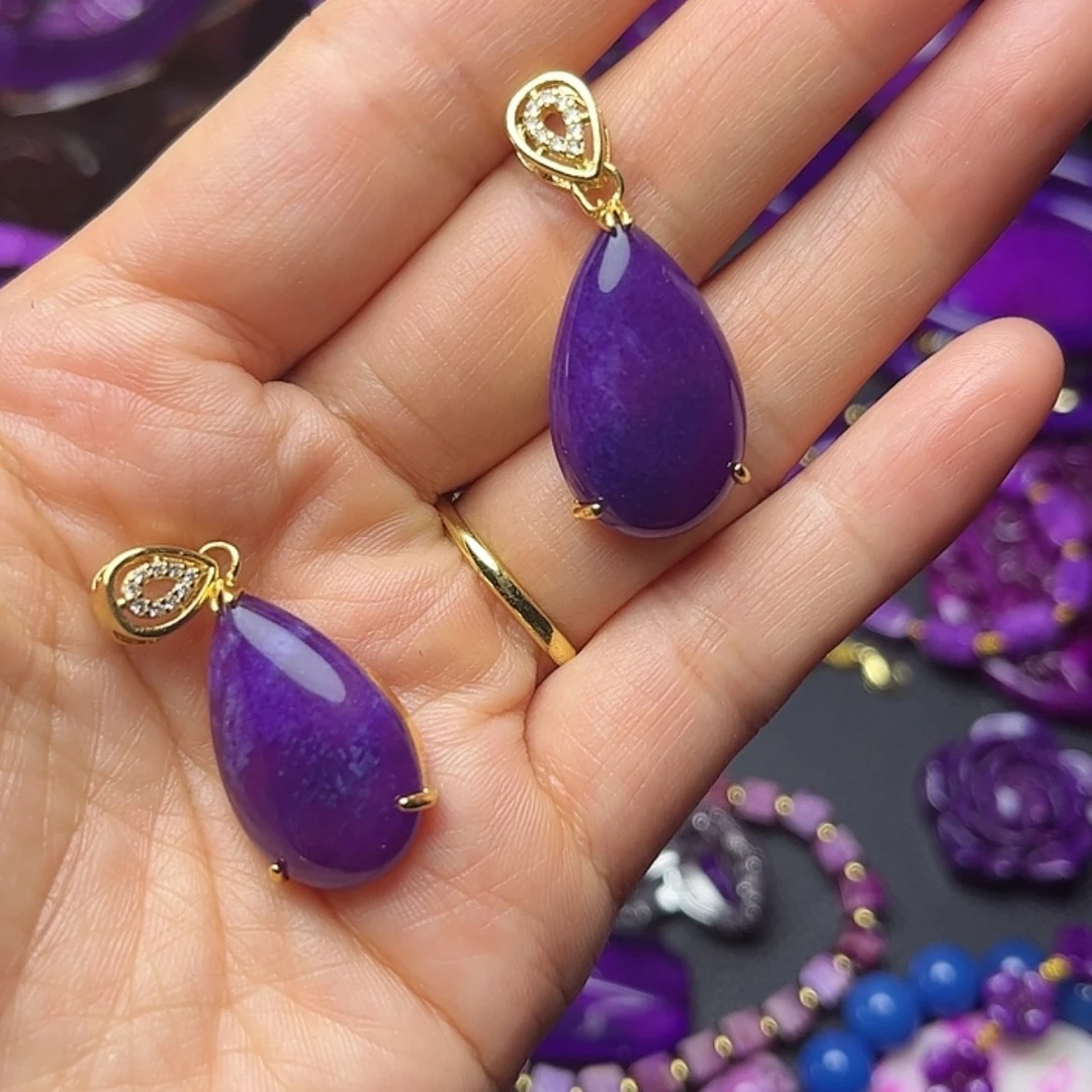 【闪购商品】羽毛非金属南非老料紫舒89